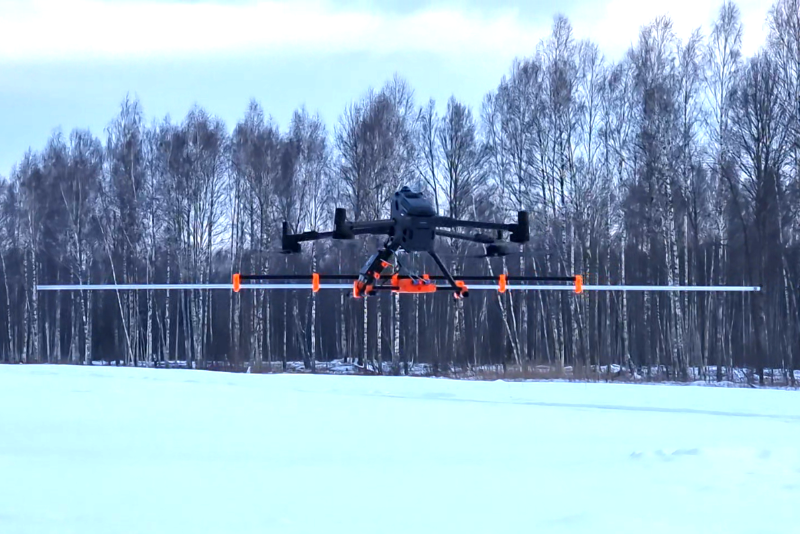 50MHz dipoles set for Zond Aero LF GPR