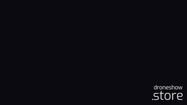 Cupid  animation - 400 drones