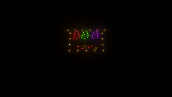 Cracking fireplace animation - 50 drones