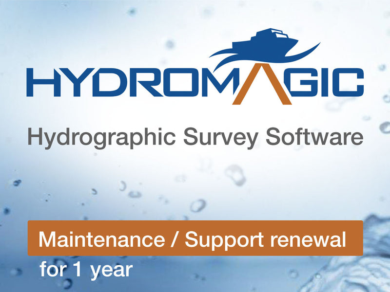 Renovación de mantenimiento/soporte de Eye4Software BV Hydromagic Survey por 1 año