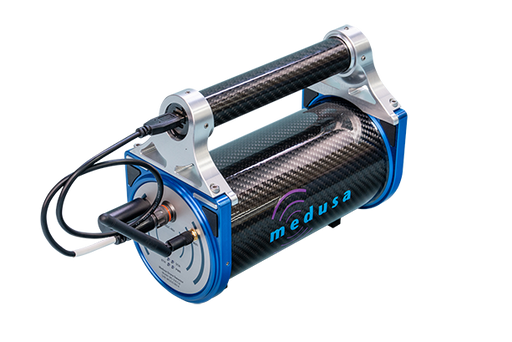 Medusa MS-350 gamma-ray spectrometer with handle