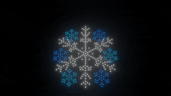 Snowflake animation - 400 drones — Shop | SPH Engineering