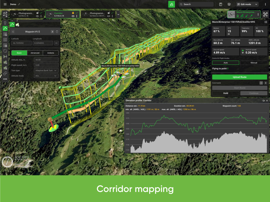 Flight Planning Terrain Follow Mavic Pro UgCS PRO Yearly