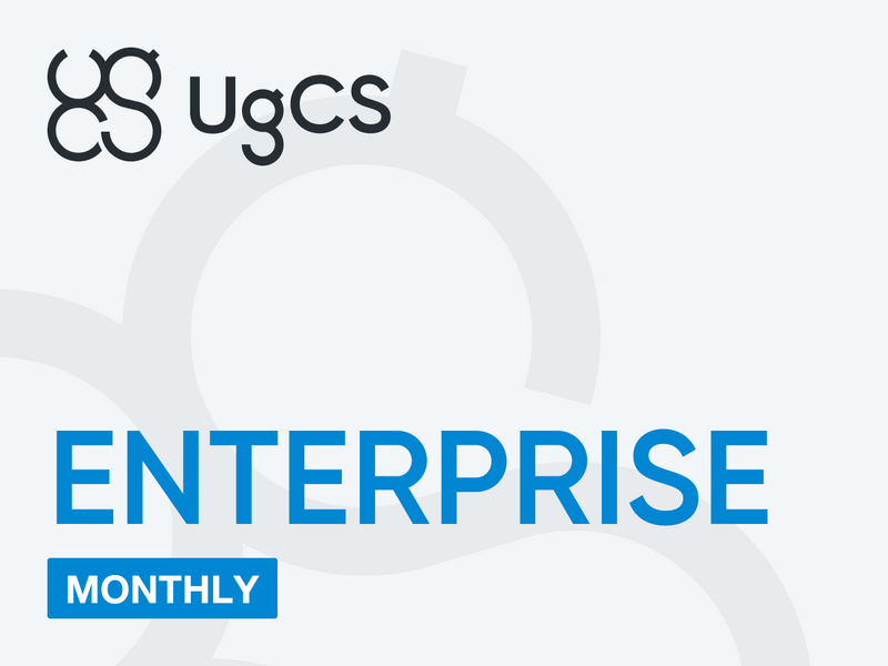 UgCS ENTERPRISE mēneša abonements