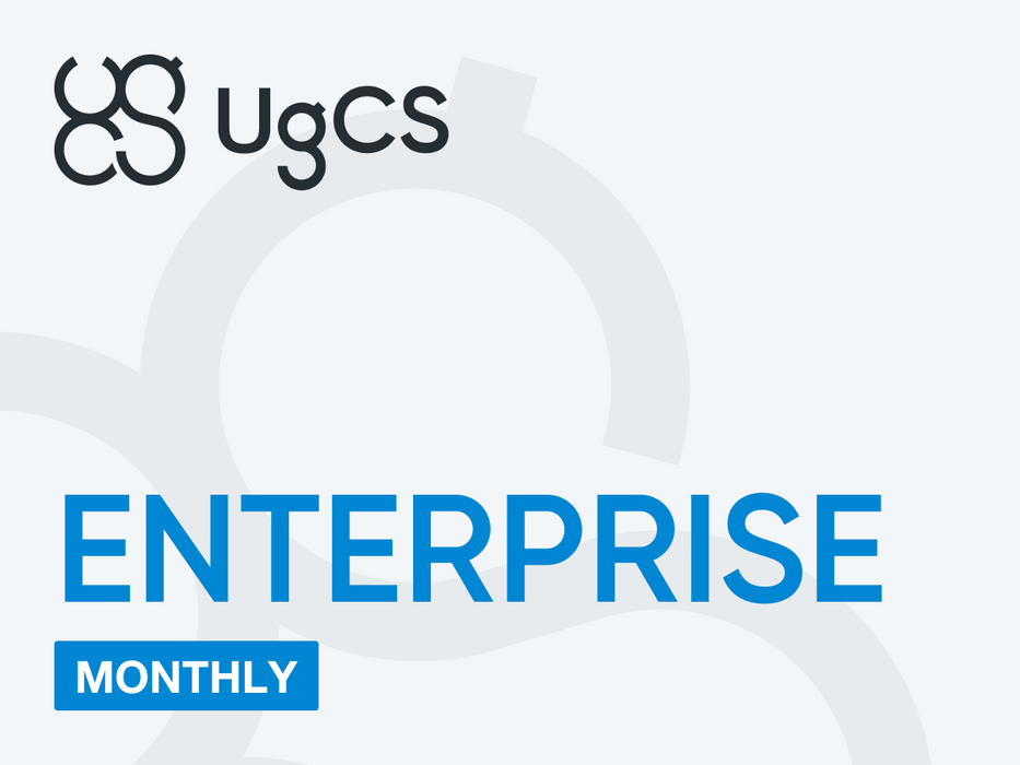 UgCS ENTERPRISE suscripción mensual