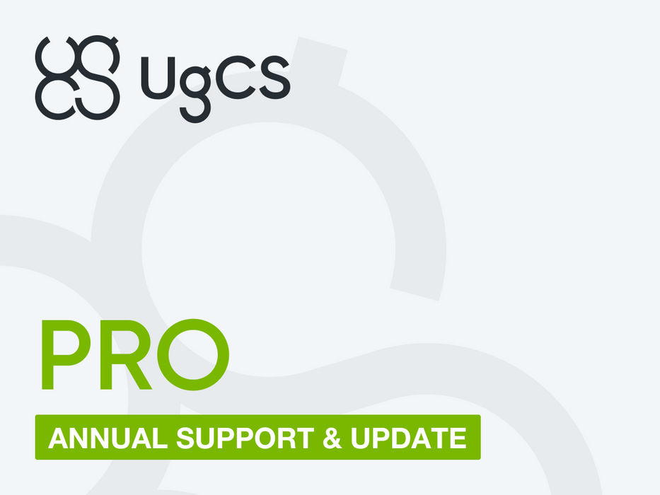 UgCS PRO paquete de soporte y actualización