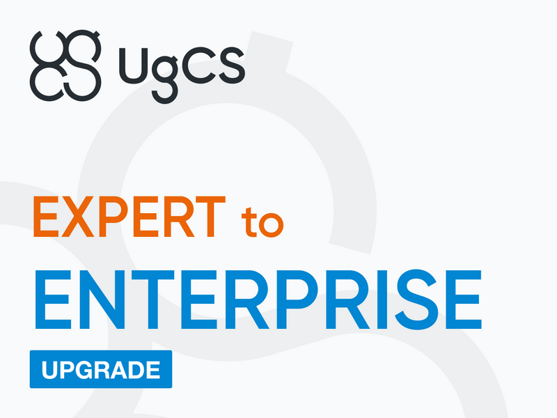Jauniniet UgCS EXPERT uz UgCS ENTERPRISE