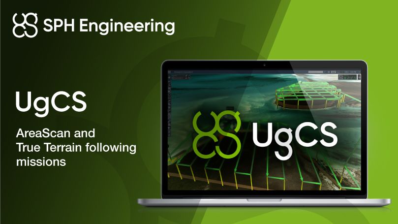 UgCS Area Scan and True Terrain Following