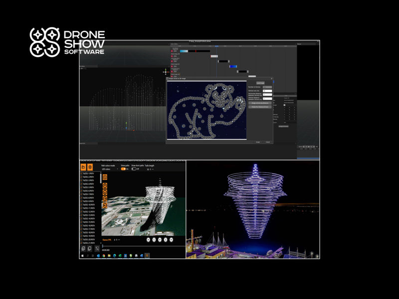 paquete Drone Show Software