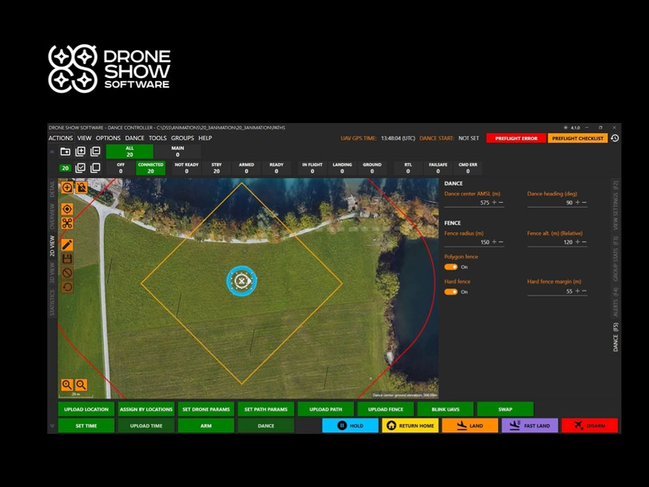 paquete Drone Show Software