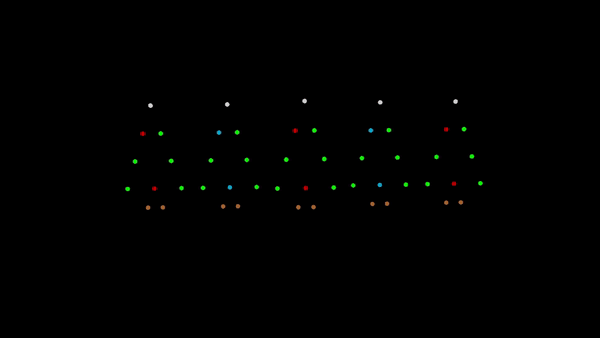 Forest animation - 50 drones
