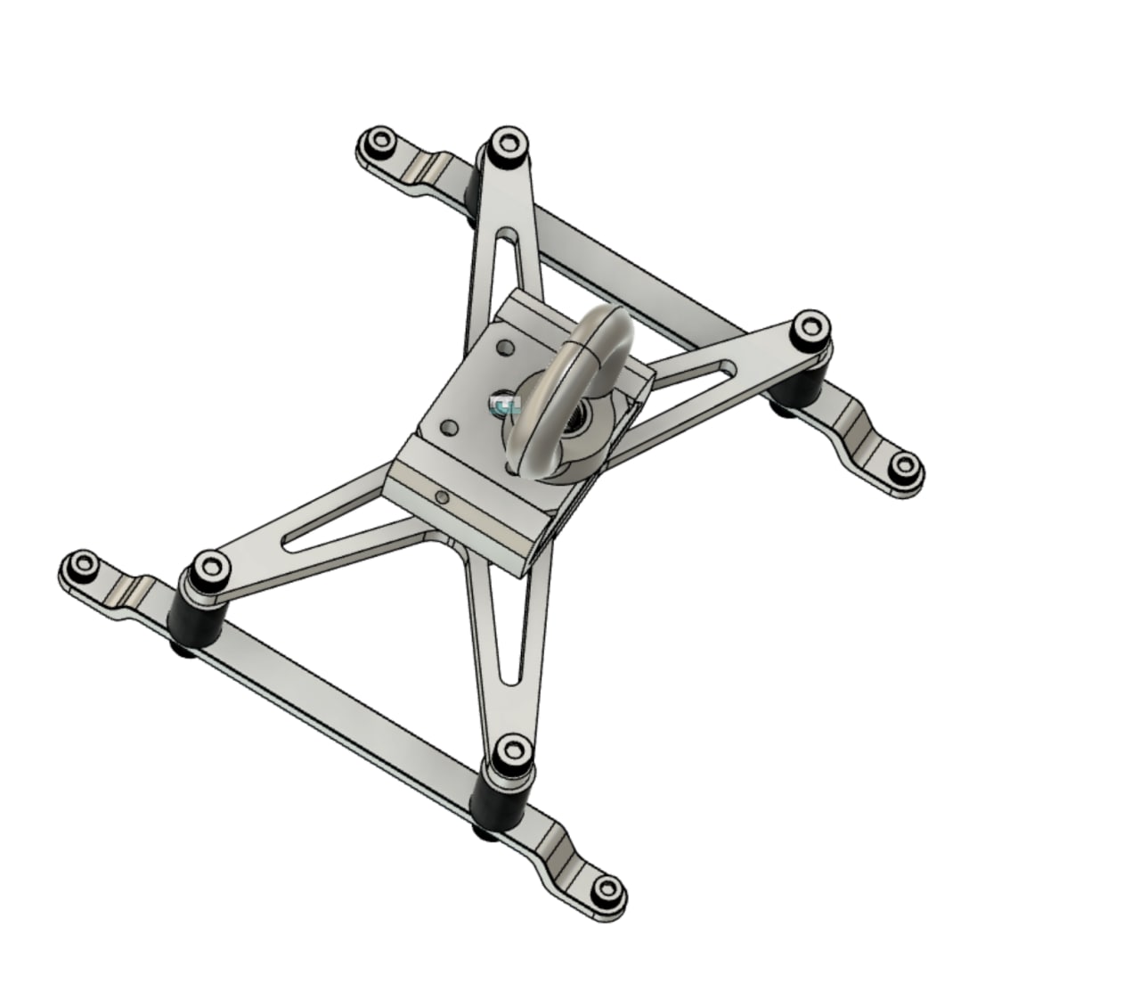 Universal mount for heavy payloads for DJI M350/M300 RTK drone, view 4